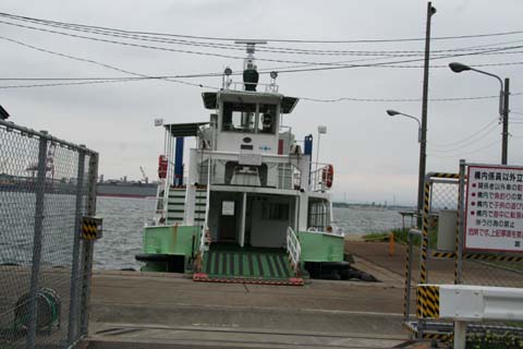富山県営渡船・富山新港（２００９年５月２２日）