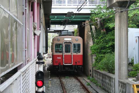 阪神・武庫川線・武庫川線待機電車（２００７年７月２８日）