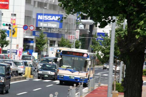 阪神バス・夙川バス停・神戸税関行バス（２００９年８月２日）