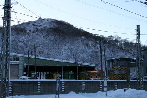 ２００８年年末旅行・札幌市電・電車事業所（２００８年１２月２７日）