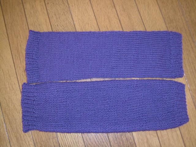 棒針編みのレッグウォーマー 編み方つき 大丸毛糸店 楽天ブログ