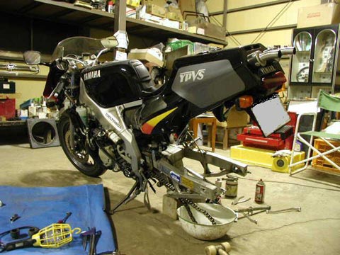 Sの居ぬ間に・・TZR２５０（３MA）のメンテ | yamasadas800c的日記