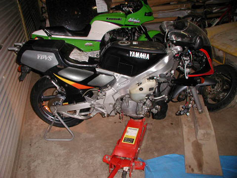 ３TJ（FZR400RR）用前後ホイールのコンバート完了！ | yamasadas800c的