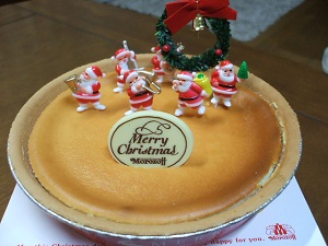 今年のクリスマスケーキはモロゾフのチーズケーキ 日々の暮らし みんなにいいこと 楽天ブログ