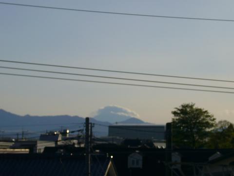 善明寺から見た富士山