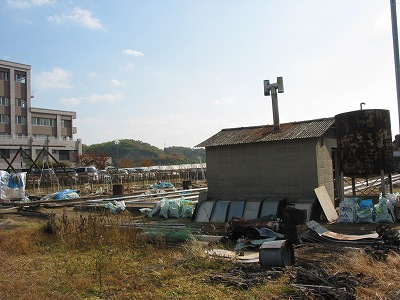 ガラス温室解体中 | ほんとに小さな葡萄園(小幸園)から - 楽天ブログ