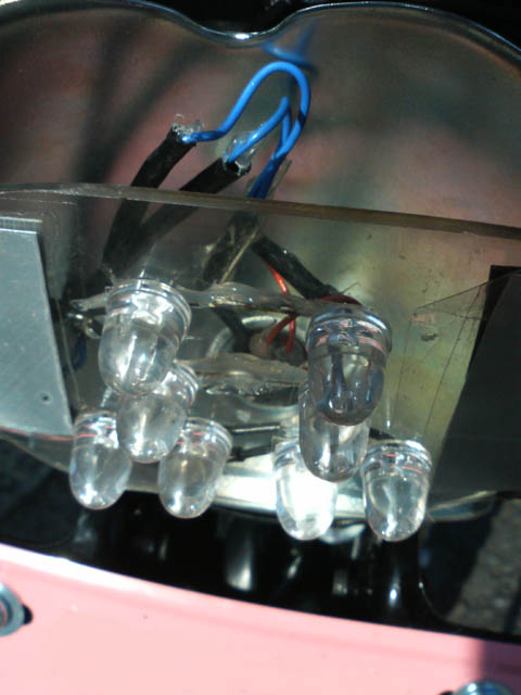 DNAモーターモーターTL-C10-LED-BK-CL LED 3Dテールライトアセンブリ