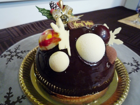 ２００８年クリスマス キャンティのクリスマスケーキ スーパーボールケーキ とケンタッキーフライドチキンで楽しいひと時 東京de子育て 楽天ブログ