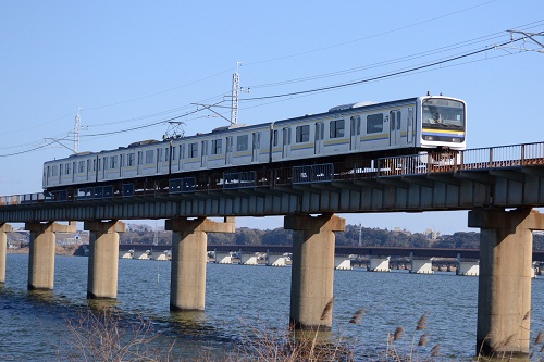 鹿島線 長さ1236mの北浦橋梁を渡る 鉄道写真の旅 楽天ブログ