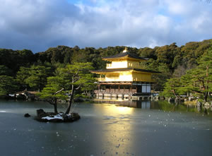 冬の金閣寺