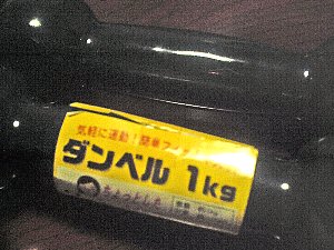 100円のダンベル 写真