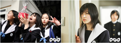 中学生日記名古屋襟セーラー服女子中学生