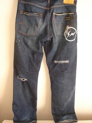 Levi's Fenom '505-0207M / GOLD PACKAGE CRUSH'ゴールド