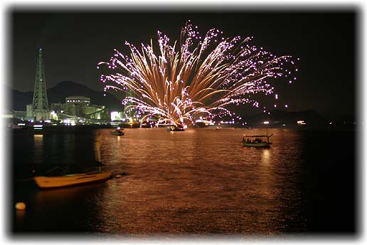 たけはら夏まつり花火大会