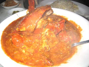 Singapore Crab with chili