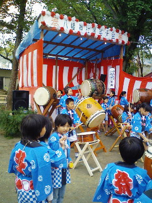 子供衆の太鼓