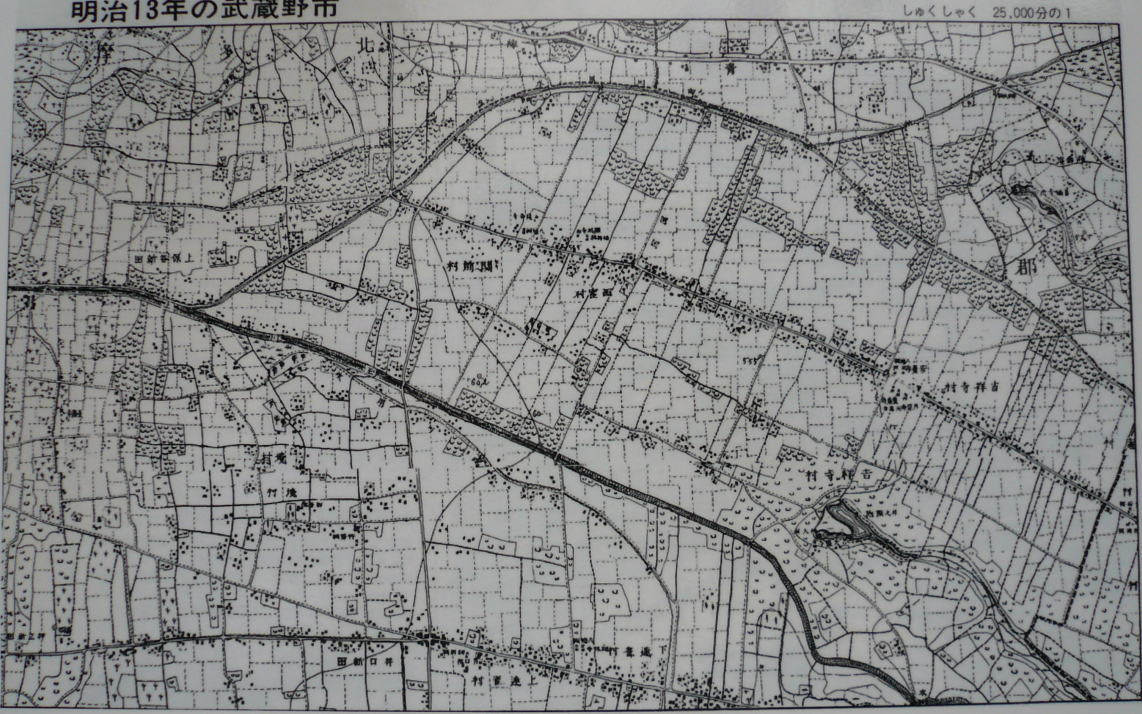 武蔵野市の地図（明治13年と昭和2年） | 武蔵境ブログ - 楽天ブログ