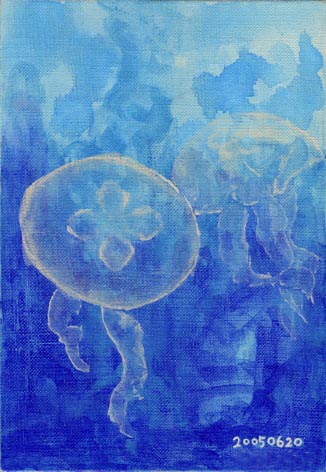 クラゲの絵を描きました 湘南風の水彩よろず日記 楽天ブログ