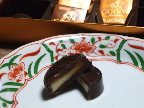 ゴディバのチョコレート レディノア の意味 09年最初のスイーツ ガレットのお菓子日記 楽天ブログ