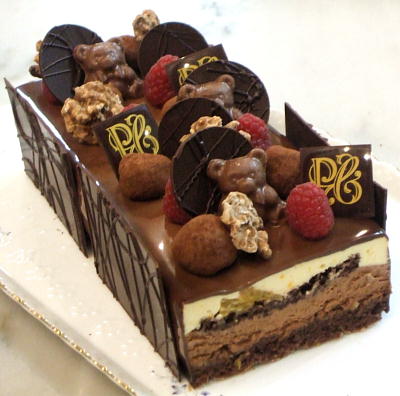 チョコレートのクマ飾りはペニンシュラ ベア発展形 ガレットのお菓子日記 楽天ブログ