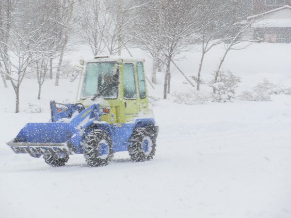 除雪車大活躍！