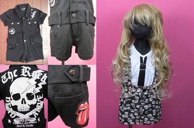お気に入りドクロのカッコイイ服 スカル子供服 子供 キッズ 人気雑貨