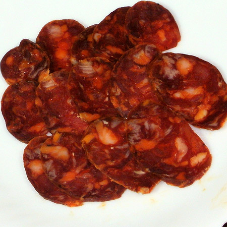 スペイン産　チョリソ・カセーロ（サラミ）