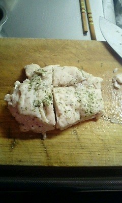 蒸し鶏～
