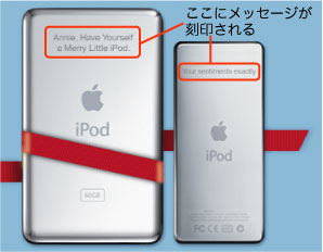 Ipodとipod Nanoに無料でメッセージを刻印 物欲百貨店 楽天ブログ
