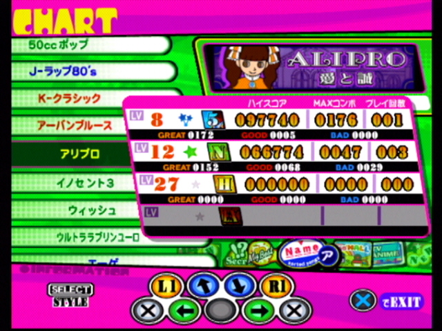 PS2] ポップンミュージック14 FEVER! プレイ開始３日目 | やりこみ不