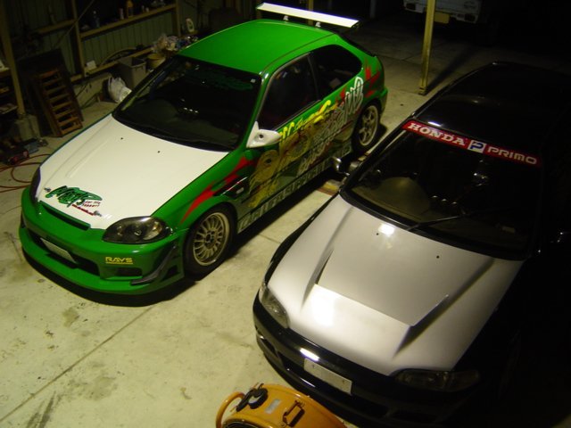 シビック２台
