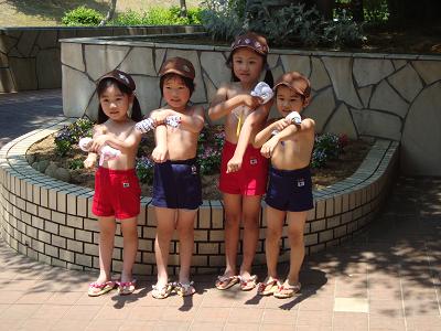 小学　乾布摩擦 