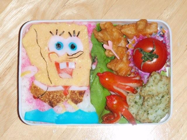 キャラ弁☆スポンジボブ