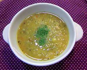 レンズ豆のスープ