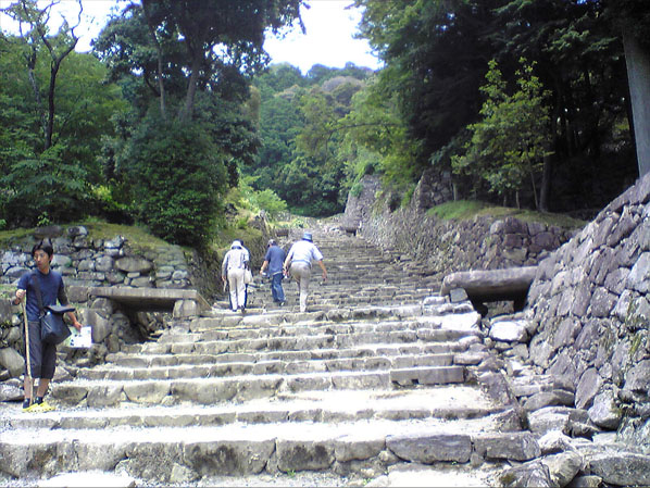 安土城〜大手道