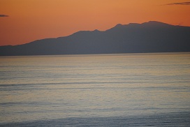 夕暮れ