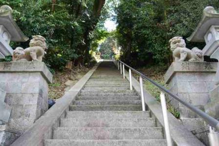 山口神社階段