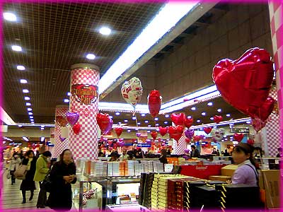 2010バレチョコ売り場