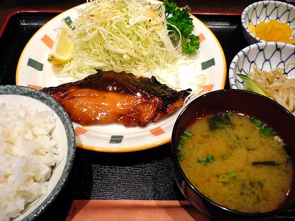 ブリの照り焼き定食 鹿児島郷土料理あくね Taketoshiのヨッパー部屋 Enak Saja 楽天ブログ