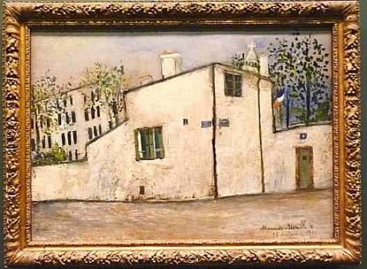 絵画　モーリスユトリロ　『モンマルトルの芸術家村 ６』その① モンマルトル 6 (ユトリロ 2 モンマルトルを描いた画家