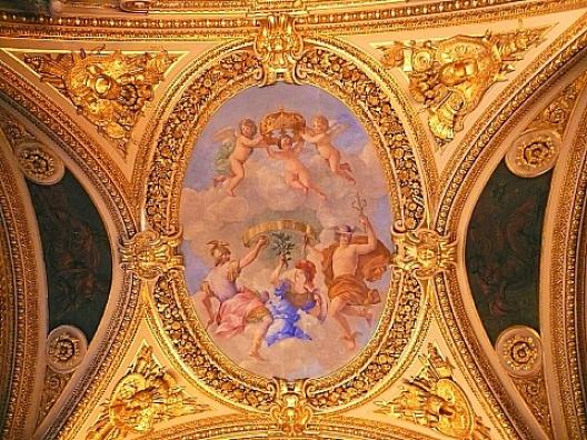 古版画　ファクシミリ版　ドラクロア・ウジェーヌ「天井装飾図」　ルーブル ルーヴル美術館 8 (天井の装飾) | わたしのこだわりブログ(仮