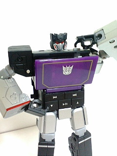 TRANSFORMERS MUSIC LABEL サウンドウェーブ(ブラスターブラック