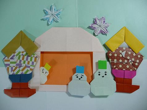 雪祭り かまくら 折り紙サロン 楽天ブログ