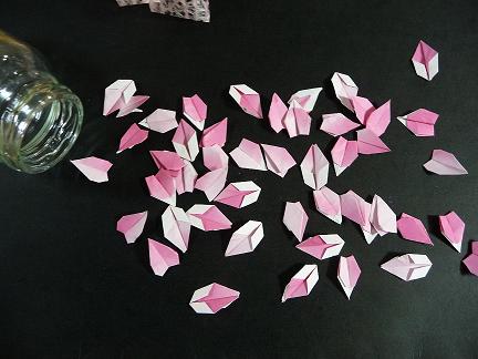 桜のビン詰め 折り紙サロン 楽天ブログ