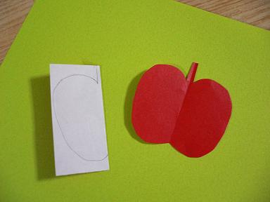 切り紙の りんご 折り紙サロン 楽天ブログ