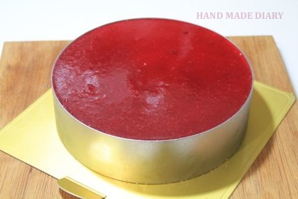 ラズベリームースのバースデーケーキ Hand Made Diary別館 楽天ブログ