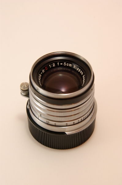 カメラ フィルムカメラ 美品 Nikkor HC 5ｃm F/2 黒帯 ライカＬ３９レンズ,フィルター付 
