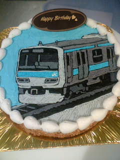 電車のケーキ デコレーションケーキのデリバリーショップ 楽天ブログ