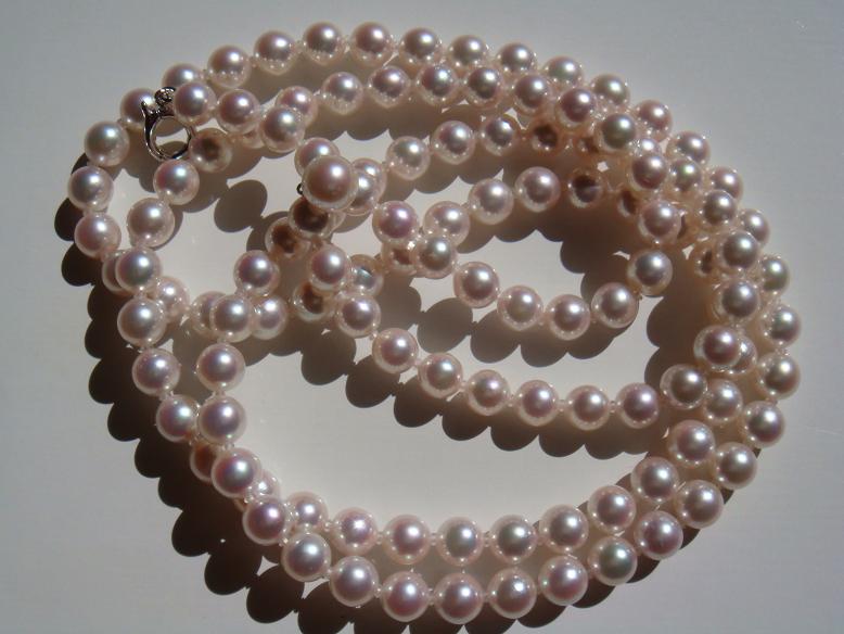 真珠趣味さんのアコヤ真珠越物 ロングネックレスが到着！ | ☆私のお気に入りたち☆ - 楽天ブログ