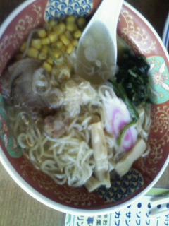 湯楽の里　セットラーメン